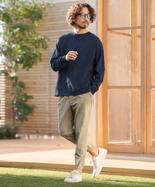 CAMBIO(カンビオ)の「mlt5527- 5.6ozスタンダードウェイトロンT カットソー(HLCM0233)(Tシャツ/カットソー・メンズ・ブラック/ヘザーグレー/ホワイト/ネイビー/サンドベージュ・S/M/L/XL)」の20枚目の写真