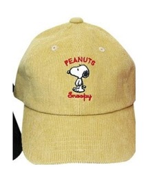 SNOOPY（スヌーピー）の「スヌーピー コールテン ワンポイントCAP ベージュ TOMO（キャップ）」