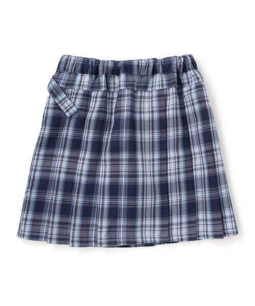 ZIDDY(ジディ)の「【 ニコ☆プチ 掲載 】チェックスカパン(130~160cm)(スカート・キッズ・ブルー系その他2・130cm/FREE/140cm/150cm)」の11枚目の写真
