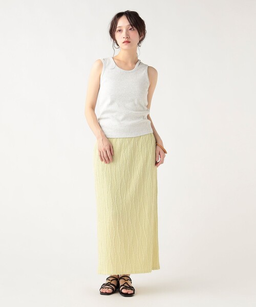 BEAMS HEART(ビームスハート)の「アシンメトリー カットアウト タンクトップ(タンクトップ・レディース・オフホワイト/ホワイト系その他5/グレー/ブラック・SMALL/MEDIUM)」の5枚目の写真