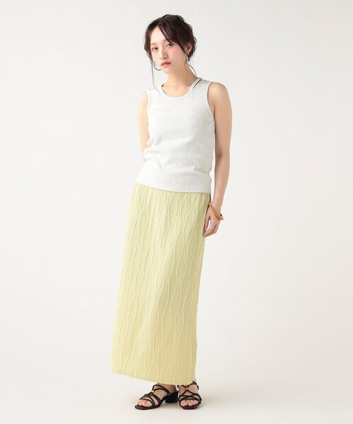 BEAMS HEART(ビームスハート)の「アシンメトリー カットアウト タンクトップ(タンクトップ・レディース・オフホワイト/ホワイト系その他5/グレー/ブラック・SMALL/MEDIUM)」の6枚目の写真