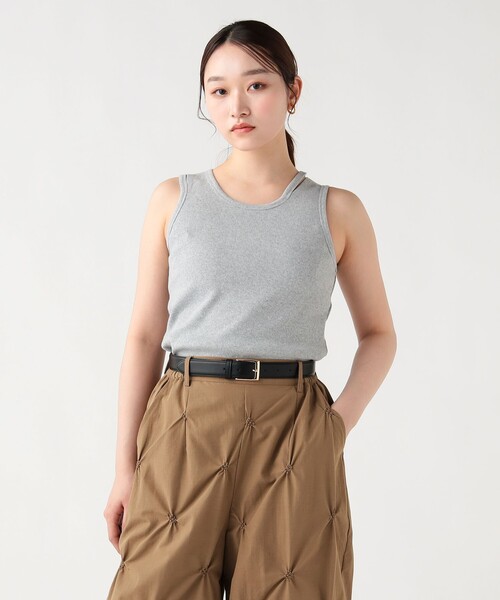 BEAMS HEART(ビームスハート)の「アシンメトリー カットアウト タンクトップ(タンクトップ・レディース・オフホワイト/ホワイト系その他5/グレー/ブラック・SMALL/MEDIUM)」の11枚目の写真