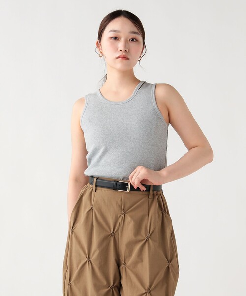 BEAMS HEART(ビームスハート)の「アシンメトリー カットアウト タンクトップ(タンクトップ・レディース・オフホワイト/ホワイト系その他5/グレー/ブラック・SMALL/MEDIUM)」の12枚目の写真