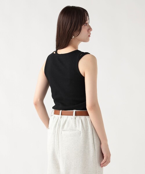 BEAMS HEART(ビームスハート)の「アシンメトリー カットアウト タンクトップ(タンクトップ・レディース・オフホワイト/ホワイト系その他5/グレー/ブラック・SMALL/MEDIUM)」の15枚目の写真