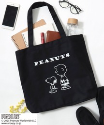 PEANUTS（ピーナッツ）の「PEANUTS SNOOPY（ピーナッツ スヌーピー）キャラクタープリント キャンバス トートバッグ（トートバッグ）」
