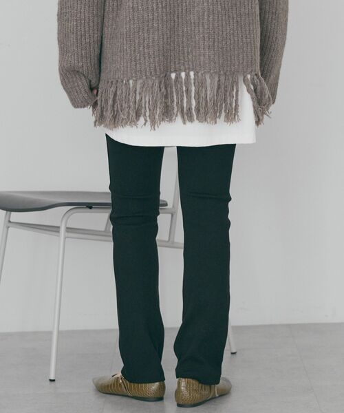 AMERICAN HOLIC(アメリカンホリック)の「リブレギンス(その他パンツ・レディース・ブラック/チャコールグレー・L/M)」の6枚目の写真