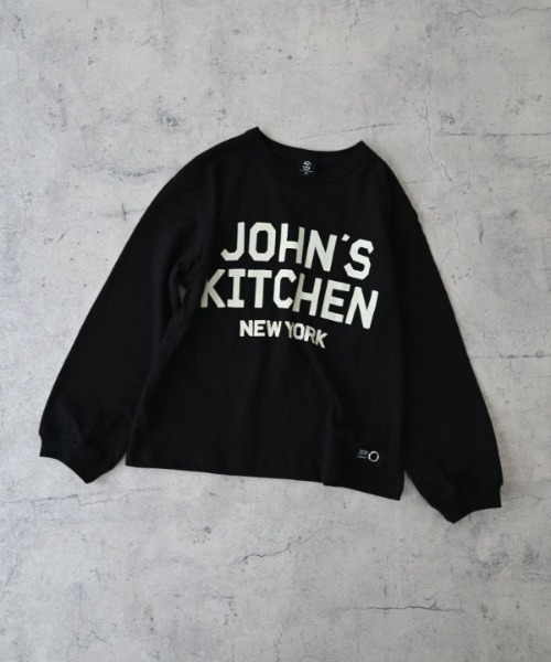 ZERO standerd（ゼロスタンダード）の「zero standard/ゼロスタンダード JOHN'SロングＴシャツ（Tシャツ/カットソー・キッズ・アイボリー/ブラック・100cm/110cm/120cm/130cm/140cm/150cm/160cm）」の13枚目の写真