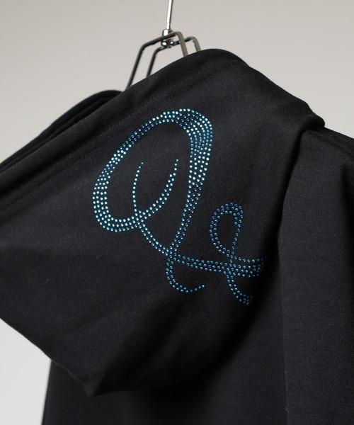 bike star(バイクスター)の「RESHAM ラインストーンZIPパーカー(パーカー・メンズ・ブラック/ホワイト・L/M)」の11枚目の写真