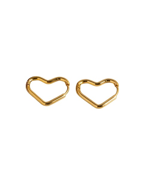 Rennet(レネット)の「【 金属アレルギー対応 】 ステンレス シンプルハートピアス(ピアス(両耳用)・レディース・シルバー/ゴールド・FREE)」の17枚目の写真