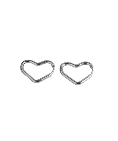 Rennet(レネット)の「【 金属アレルギー対応 】 ステンレス シンプルハートピアス(ピアス(両耳用)・レディース・シルバー/ゴールド・FREE)」の18枚目の写真