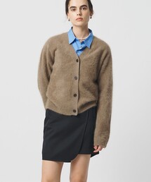 H　BEAUTY&YOUTH UNITED ARROWS | ＜H＞ギャバ アシンメトリー ミニスカート(スカート)