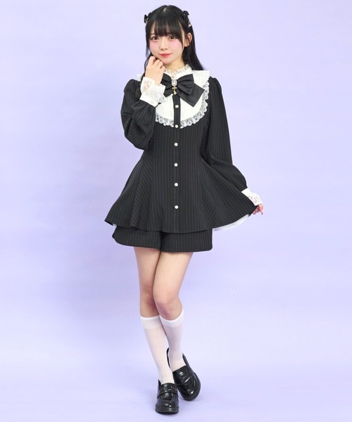 Secret Honey（シークレットハニー）の「バッスルセットアップ（セットアップ・レディース・ブラック/ブラック系その他・MEDIUM）」の3枚目の写真