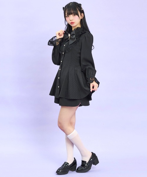 Secret Honey（シークレットハニー）の「バッスルセットアップ（セットアップ・レディース・ブラック/ブラック系その他・MEDIUM）」の6枚目の写真