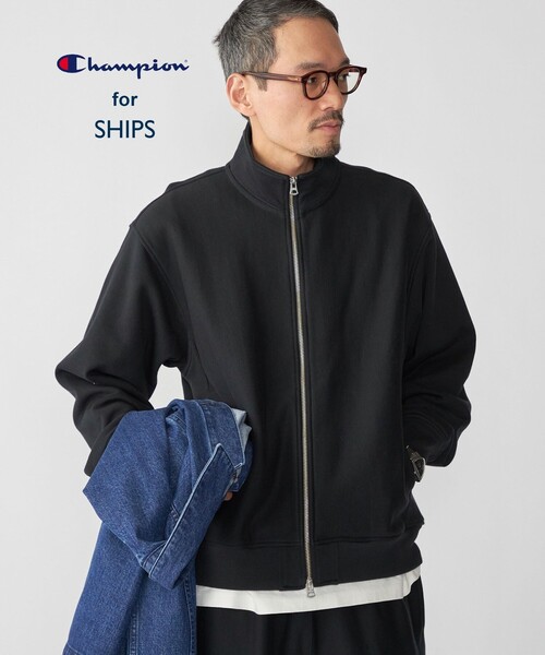チャンピオン　ブラックエディション　カーディガン CHAMPION BLACK EDITION