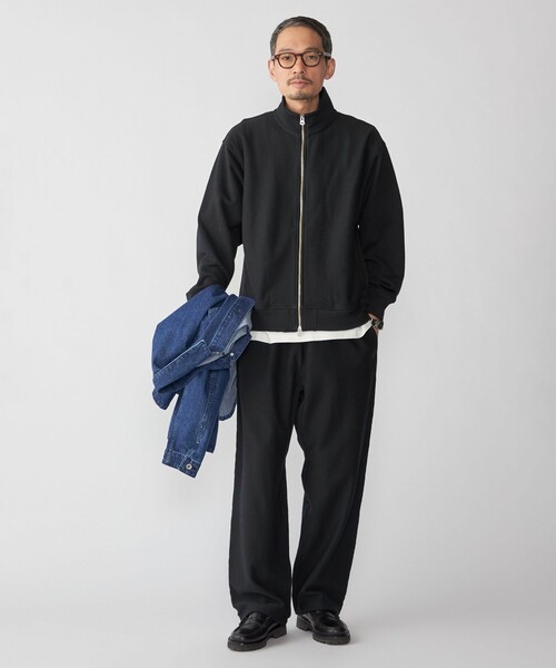 Champion（チャンピオン）の「【SHIPS別注】Champion: リバースウィーブ スウェット スタンド ジップ カーディガン（スウェット・メンズ・ナチュラル/グレー/ブラック・LARGE/MEDIUM/SMALL/X-LARGE）」の5枚目の写真