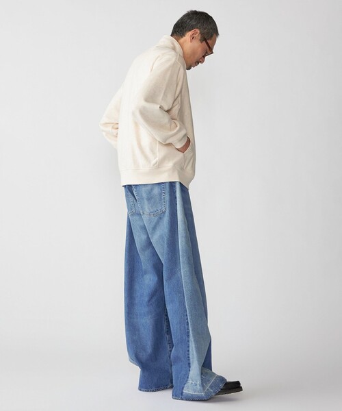 Champion（チャンピオン）の「【SHIPS別注】Champion: リバースウィーブ スウェット スタンド ジップ カーディガン（スウェット・メンズ・ナチュラル/グレー/ブラック・LARGE/MEDIUM/SMALL/X-LARGE）」の10枚目の写真