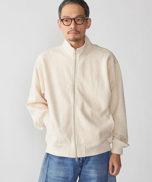 SHIPS別注】Champion: リバースウィーブ スウェット スタンド ジップ