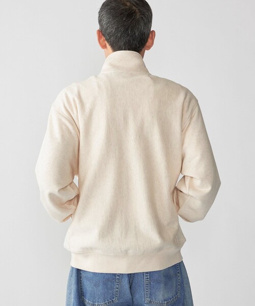 Champion（チャンピオン）の「【SHIPS別注】Champion: リバースウィーブ スウェット スタンド ジップ カーディガン（スウェット・メンズ・ナチュラル/グレー/ブラック・LARGE/MEDIUM/SMALL/X-LARGE）」の13枚目の写真