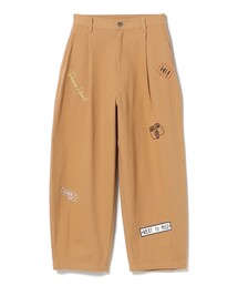 BEAMS HEART | ロゴプリント 刺繍 パンツ(その他パンツ)