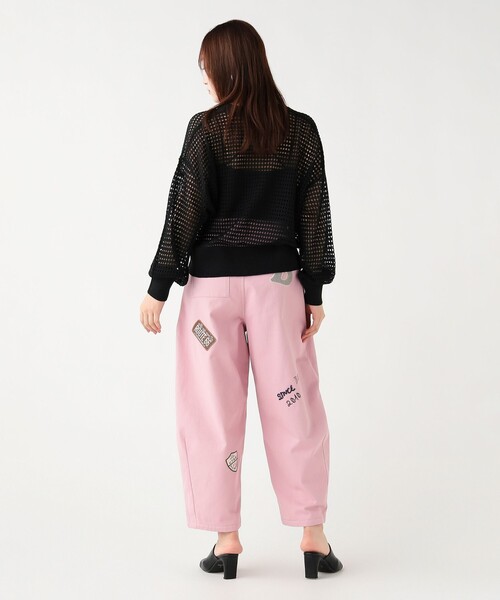 BEAMS HEART（ビームスハート）の「ロゴプリント 刺繍 パンツ（その他パンツ・レディース・ピンク/ホワイト系その他5/ベージュ・SMALL/MEDIUM）」の5枚目の写真