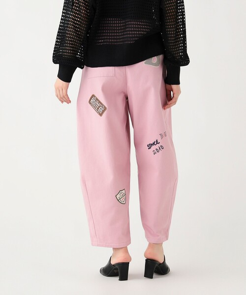 BEAMS HEART（ビームスハート）の「ロゴプリント 刺繍 パンツ（その他パンツ・レディース・ピンク/ホワイト系その他5/ベージュ・SMALL/MEDIUM）」の7枚目の写真