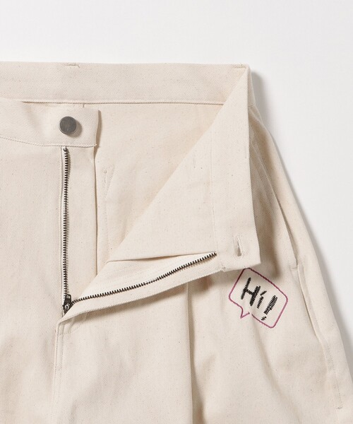 BEAMS HEART（ビームスハート）の「ロゴプリント 刺繍 パンツ（その他パンツ・レディース・ピンク/ホワイト系その他5/ベージュ・SMALL/MEDIUM）」の10枚目の写真