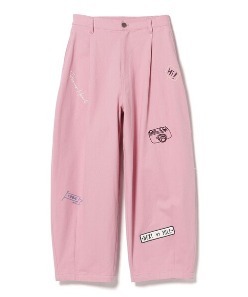 BEAMS HEART（ビームスハート）の「ロゴプリント 刺繍 パンツ（その他パンツ・レディース・ピンク/ホワイト系その他5/ベージュ・SMALL/MEDIUM）」の18枚目の写真