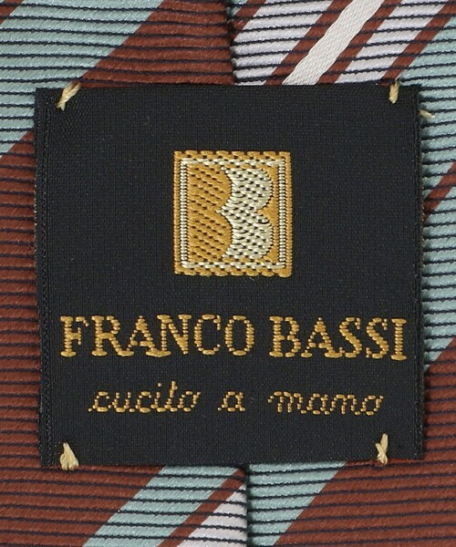 FRANCO BASSI(フランコバッシ)の「<FRANCO BASSI> カラー レジメンタル ネクタイ(ネクタイ・メンズ・ブラウン系/ベージュ・FREE)」の8枚目の写真