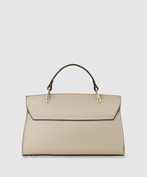 ANAYI（アナイ）の「◇シュリンク革トップハンドルバッグ（ハンドバッグ・レディース・ブラック/ピンクベージュ/グレイッシュベージュ・FREE）」の6枚目の写真