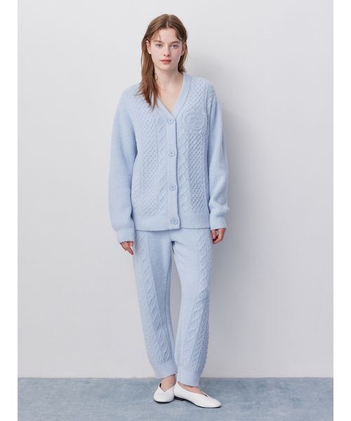 アランロングパンツ（ルームウェア/パジャマ）｜gelato pique