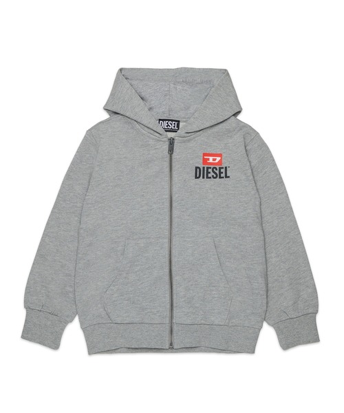 ディーゼル　DIESEL パーカー　トレーナー　スウェットフーディー最終価格 セール】DIESEL（ディーゼル）Kids & Junior ブランドロゴジップアップ