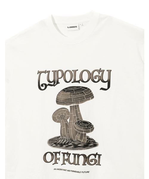LORES(ロアス)の「Fungi S/S Tee - Cream(Tシャツ/カットソー・レディース・その他・S/M/L/XL)」の2枚目の写真