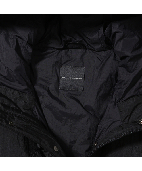MOIF（モイフ）の「[AW24]CITY DWELLER INSULATED PARKA / BLACK（ダウンジャケット/コート・メンズ・その他・S/M/L）」の6枚目の写真