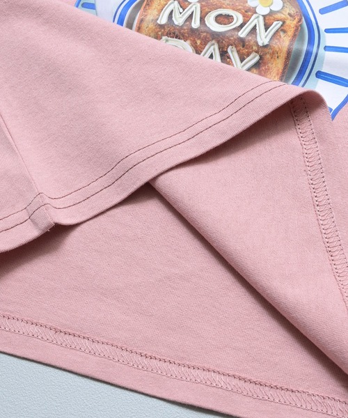 LSP WOW（エルエスピーワオ）の「【LSP WOW!】weekly food ラグランロンTee（Tシャツ/カットソー・キッズ・ブルー/ベージュ/イエロー/ブラウン/ピンク/パープル/グレー・110/100/95/90/80/130/120）」の11枚目の写真