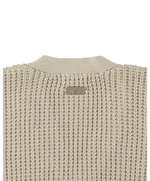 Waffle Knit Cardigan（ニット/セーター）｜WIND AND SEA（ウィン