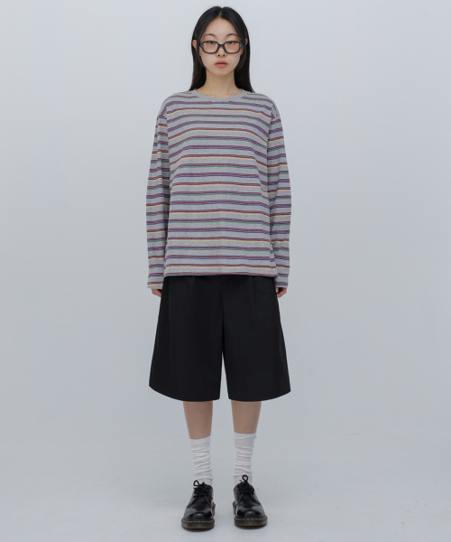 CHICKS(チックス)の「バミューダワイドコットンパンツブラック(その他パンツ・レディース・ブラック・M/S)」の2枚目の写真