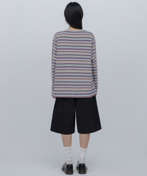 CHICKS(チックス)の「バミューダワイドコットンパンツブラック(その他パンツ・レディース・ブラック・M/S)」の3枚目の写真