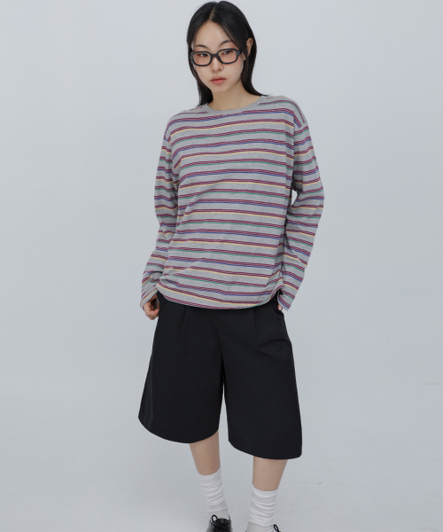CHICKS(チックス)の「バミューダワイドコットンパンツブラック(その他パンツ・レディース・ブラック・M/S)」の4枚目の写真