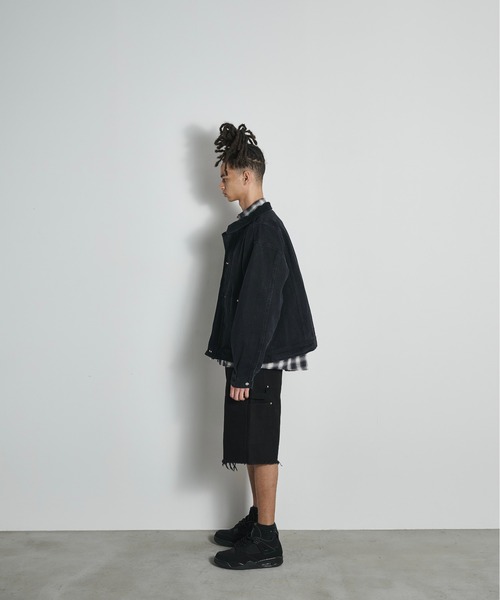 BLANK HOTEL(ブランクホテル)の「Double Knee Cut Off Short Pants / ダブルニーカットオフショートパンツ(その他パンツ・メンズ・ブラック/ホワイト/ネイビー・S/L/M)」の19枚目の写真