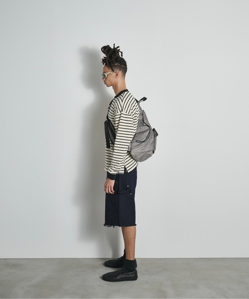 BLANK HOTEL(ブランクホテル)の「Double Knee Cut Off Short Pants / ダブルニーカットオフショートパンツ(その他パンツ・メンズ・ブラック/ホワイト/ネイビー・S/L/M)」の5枚目の写真