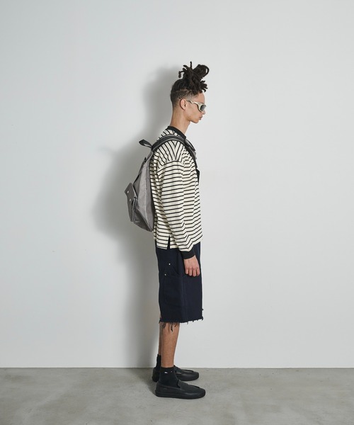 BLANK HOTEL(ブランクホテル)の「Double Knee Cut Off Short Pants / ダブルニーカットオフショートパンツ(その他パンツ・メンズ・ブラック/ホワイト/ネイビー・S/L/M)」の7枚目の写真