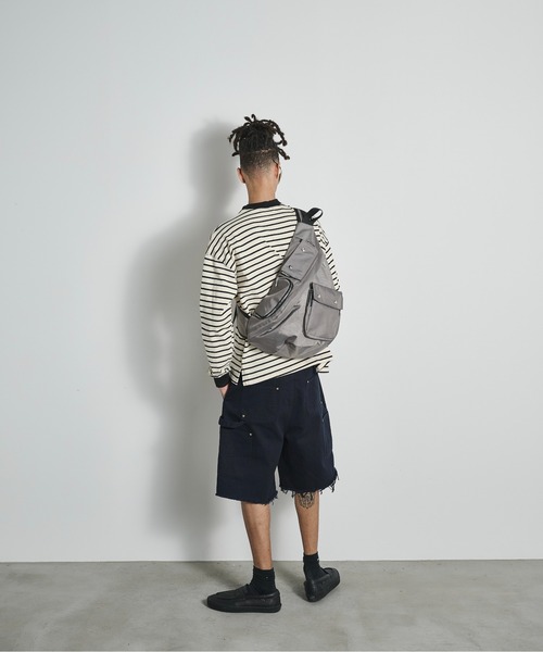 BLANK HOTEL(ブランクホテル)の「Double Knee Cut Off Short Pants / ダブルニーカットオフショートパンツ(その他パンツ・メンズ・ブラック/ホワイト/ネイビー・S/L/M)」の10枚目の写真
