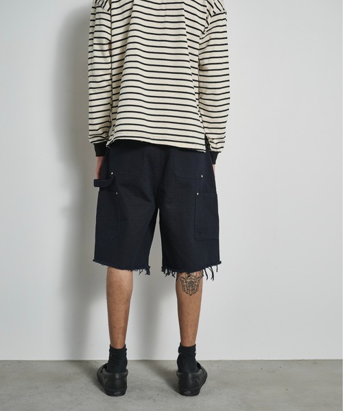 BLANK HOTEL(ブランクホテル)の「Double Knee Cut Off Short Pants / ダブルニーカットオフショートパンツ(その他パンツ・メンズ・ブラック/ホワイト/ネイビー・S/L/M)」の13枚目の写真