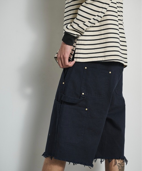 BLANK HOTEL(ブランクホテル)の「Double Knee Cut Off Short Pants / ダブルニーカットオフショートパンツ(その他パンツ・メンズ・ブラック/ホワイト/ネイビー・S/L/M)」の17枚目の写真