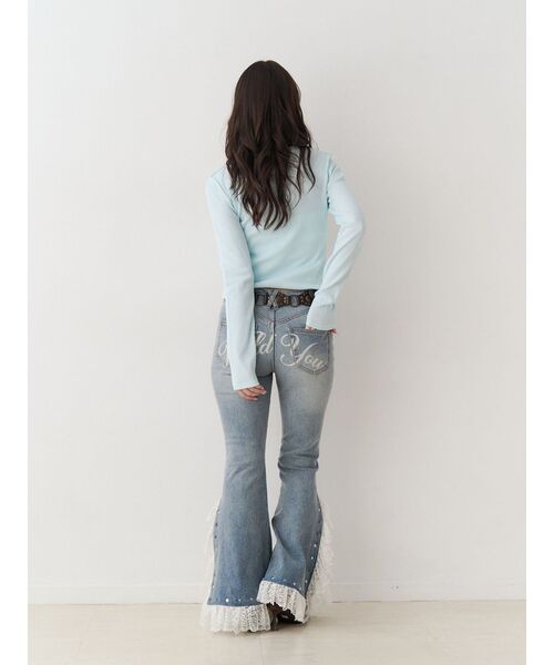 jouetie（ジュエティ）の「バンビフィットロンT（Tシャツ/カットソー・レディース・ブルー/ブラック/アイボリー・MEDIUM）」の21枚目の写真