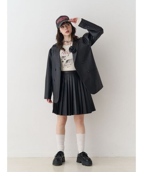 jouetie（ジュエティ）の「バンビフィットロンT（Tシャツ/カットソー・レディース・ブルー/ブラック/アイボリー・MEDIUM）」の9枚目の写真