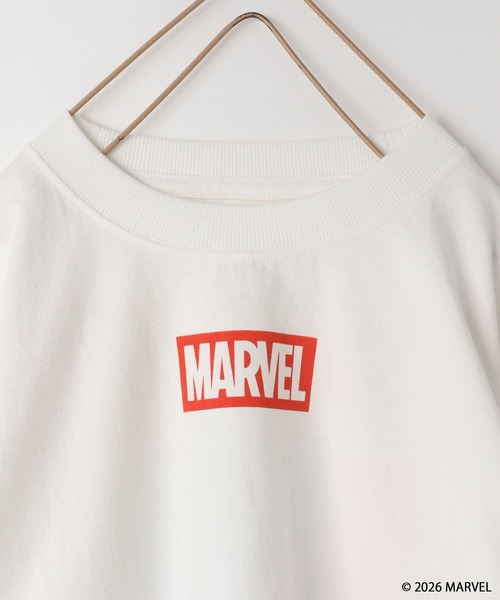 LOWRYS FARM（ローリーズファーム）の「ＭＡＲＶＥＬ／ロンＴ　639645（Tシャツ/カットソー・キッズ・ブラック/グレー/オフホワイト・150cm/140cm/130cm/120cm/110cm）」の7枚目の写真