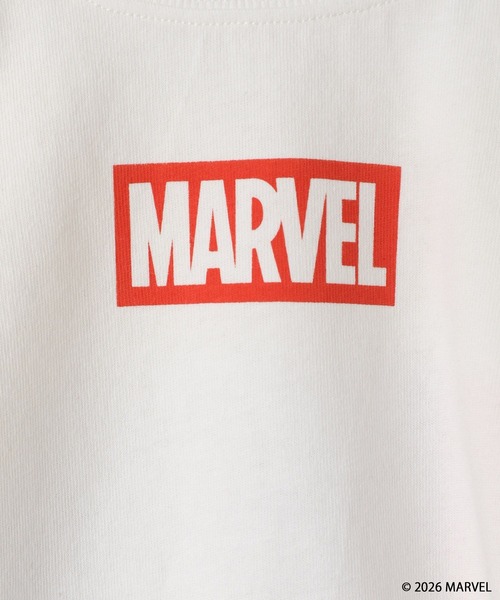 LOWRYS FARM（ローリーズファーム）の「ＭＡＲＶＥＬ／ロンＴ　639645（Tシャツ/カットソー・キッズ・ブラック/グレー/オフホワイト・150cm/140cm/130cm/120cm/110cm）」の8枚目の写真