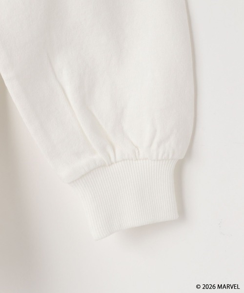 LOWRYS FARM（ローリーズファーム）の「ＭＡＲＶＥＬ／ロンＴ　639645（Tシャツ/カットソー・キッズ・ブラック/グレー/オフホワイト・150cm/140cm/130cm/120cm/110cm）」の11枚目の写真