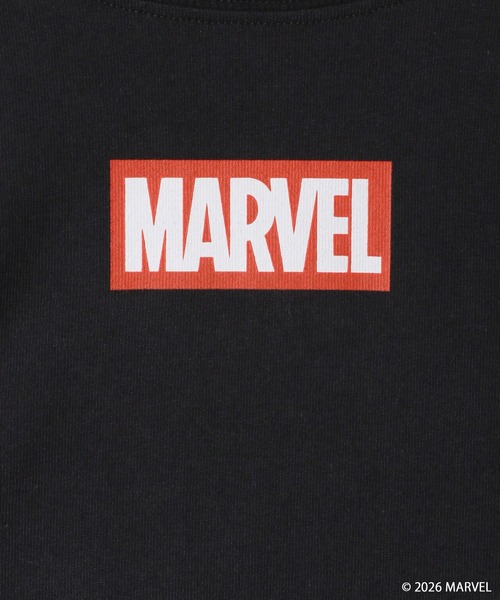 LOWRYS FARM（ローリーズファーム）の「ＭＡＲＶＥＬ／ロンＴ　639645（Tシャツ/カットソー・キッズ・ブラック/グレー/オフホワイト・150cm/140cm/130cm/120cm/110cm）」の17枚目の写真